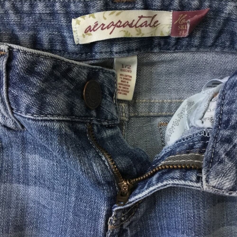 Aeropostale Blue Hailey Skinny Flare Jeans - Picture 12 of 16